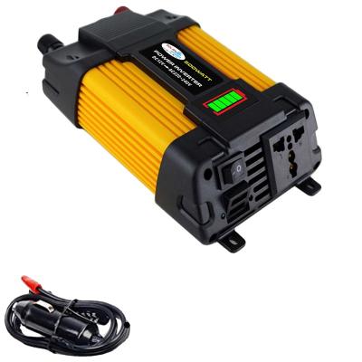 China New 12V Car Inverter 500W 300W Power Inverter Tengyu Type Dual USB Peak Power 4000W/6000W Power Inverter For Car for sale