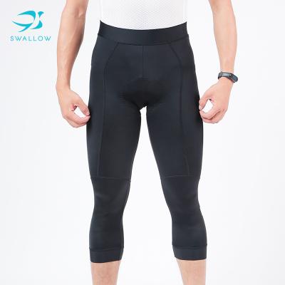 China SWALLOW Customization OEM ODM 3/4 Man Tights Breathable Apparel Cycling Wear for sale