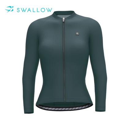 China SWALLOW OEM Logo Fleece Quick Dry Breathable ODM Professional Women Cycling Tank Top for sale