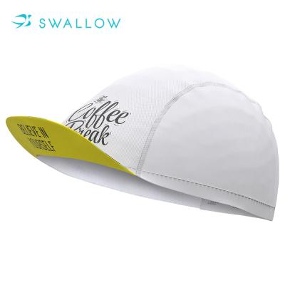 China breathable & SWALLOW waterproof sublimation printing unisex design inside helmet bicycle custom cycling hat for sale