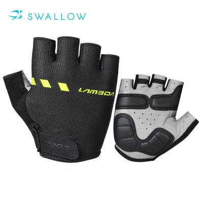 China SWALLOW Unisex Breathable High Elastic Cycle Riding Sports Cycling Gloves Custom Made for sale