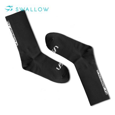 China Wholesale Quick Dry Black Wicking LAMEDA Breathable SWALLOW Men Branded Cycling Socks Custom Made for sale