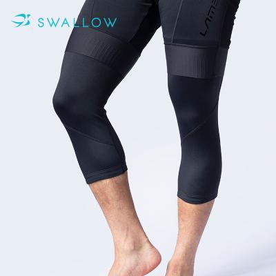 China Adult Winter Thermal Breathable Compression Knee Pad SWALLOW Custom Knee Sleeve for sale