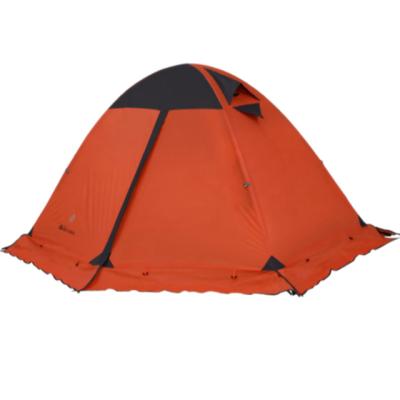 China Extended type new design 14D silicon double layer nylon coated gazebo canvas tent outdoor camping tents for events for sale