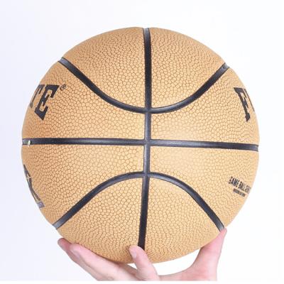 China Basketball Playing Best High Quality PU Leather Basketball Game Dedicated Basketball Outdoor Adult Wear-Resistant Basketball for sale