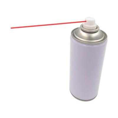 China Aerosol Spray White-printed aerosol tin can, aerosol trigger with red tube for sale