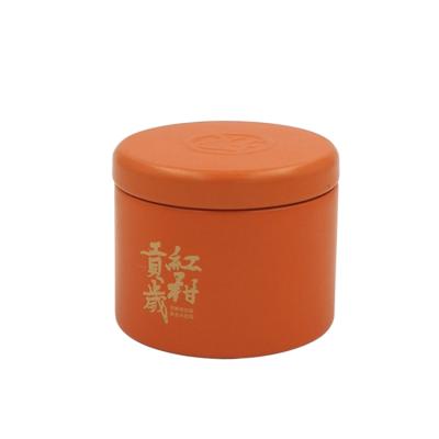 China Gift & Craft Customized Round Tin Can With Embossed Logo for sale