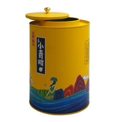 China round tea tin box round tea tin container, round tea packaging tin box, round tea tin box for sale