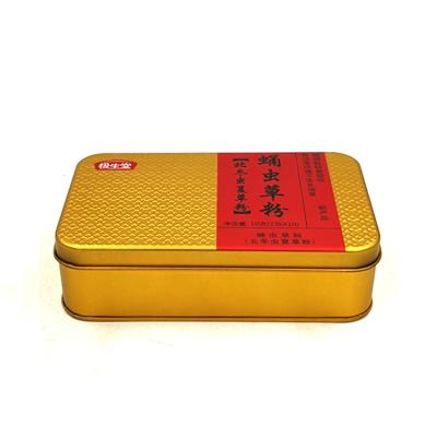 China Tin wholesaler health care products tin box, tin packaging, tin wholesaler for sale