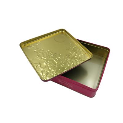 China Cookie Tins Cookie Metal Tin, Cookie Tin Box, Cookie Tins With Embossed Lid for sale