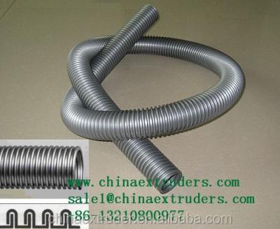 China PVC EVA PU PP PE flexible corrugation hose pipe duct production line making machine for sale