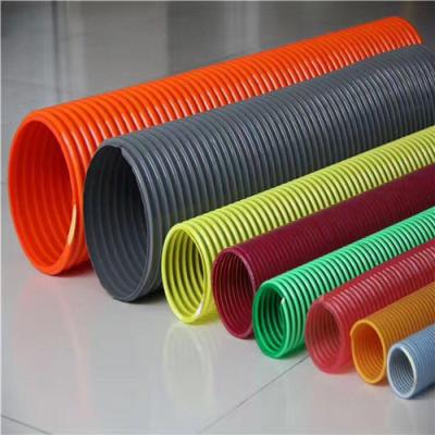 China machine for Air ventilation PVC PU PP PE EVA flexible hose duct pipe machinery extruding machine line Te koop