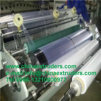 중국 Made In China LLDPE PE Pvc Cast Stretch Heat Shrinkable Film Making Machine Double-Screw Line 판매용