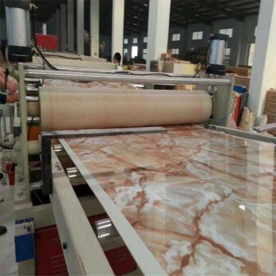 China PVC Marble board/sheet forming making Machine/extrusion line en venta