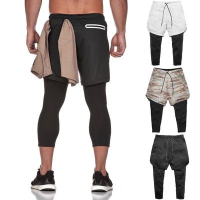 China QUICK DRY Fashion Workout Wear Men 2 In 1 Mens Short Running Shorts for sale