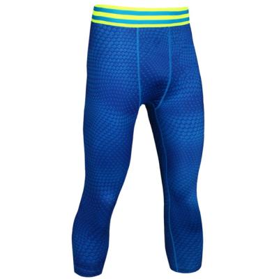 China Wholesale Breathable Fitness Sport Workout Tight 3/4 Pants For Men for sale