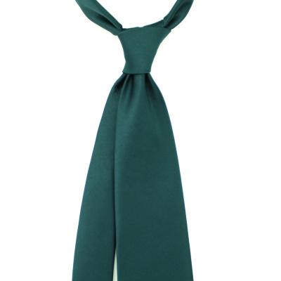 China 100% Handmade Men Groom Classic Never-out Thin Solid Color Satin Skinny Thin Wedding Ties Dark Green for sale