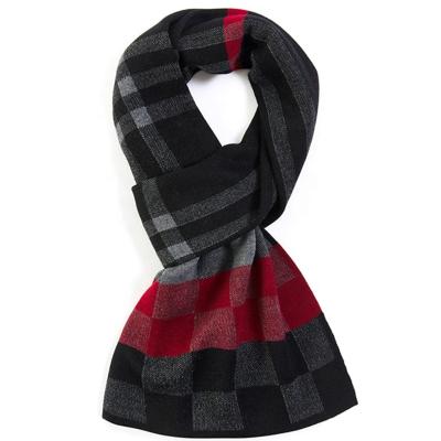 China Hot Sale Chinese Soft Feeling Soft Woven Checked Scarf Unisex Winter Feeling Warm Plaid Classic Long Winter Boat Style With Tassel for sale