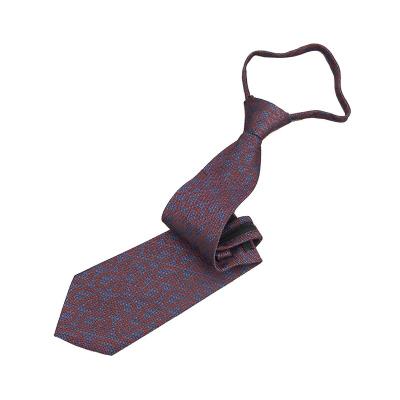 China 100% Handmade Simplify Paisley Plaid Zipper Neck Ties Wholesale Easy Wear Viscous Blend Mens Wear Polyester Fabric 54cm Topics For Men for sale