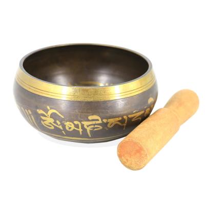 China China Wholesale Buddhist Nepali Sutra Yoga Meditation Copper Singing Bowl Tibetan Singing Bowl for sale