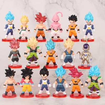 China 16PCS Cartoon Toy 2nd Generation Q Edition Doll Handmade Model Toy Creative DESK Ornament Action Figure for sale