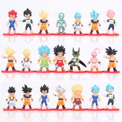 China 21PCS Cartoon Model Toy 2nd Generation Q Edition Doll Handmade Toy Creative DESK Ornament Action Figure for sale