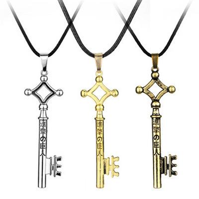 China Other Wholesale Custom Anime Peripherals Attack on Titan Allen Key Alloy Pendant Necklace for sale