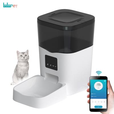 China Price Setting Tuya APP Automatic Puppy Cheap Feeder 3L Remote Control Pet Cat Feeder for sale