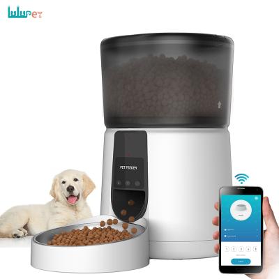 China 2022 Tuya Wifi Automatic Pet Driver 3.5L Capacity App Control Automatic Pet Food Feeder For Cat for sale