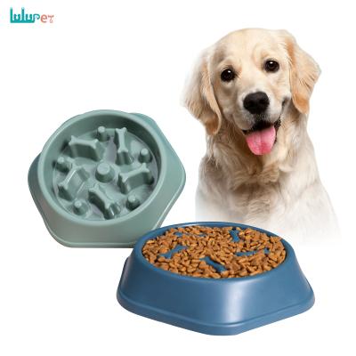 China Wholesale Price Feeding Dog Bowl Anti Slip Plastic Slow Conductive Silicone Slow Conductive BPA Free Free Pet Feeding Dog for sale