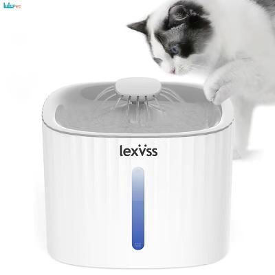 China Dropshipping 2.5L Automatic Pet Water Fountain Replacement Filter Smart Cat Water Dispenser Smart Pump LED Indicator for sale