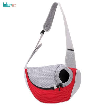 China Hot Sale Viable Pet Walking Fanny Pack Pet Bag Carrier Oxford ClothTeddy Dog Backpacks Outdoor Travel Portable for sale