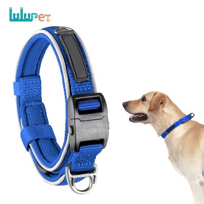 China Wholesale Custom Viable Luxury Golden Retriever Dog Puppy Adjustable Size Collars For Pets for sale