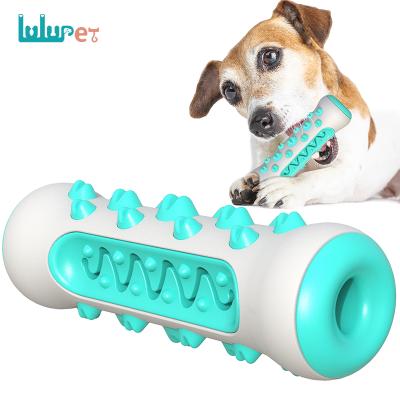 China Wholesale Durable Durable Dog Chew Toys Pet Natural Rubber Puppy Bite Toothbrush Teeth Cleaning Dog Toy for sale