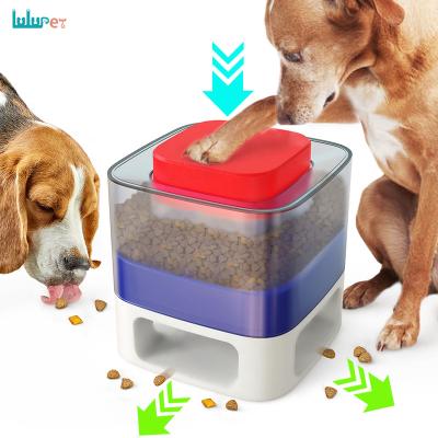 China Automatic Cheap Price Dog Puzzle Feeder Fun Feeding To Improve Puppy IQ Food Toys Anti-falling Slow Dog Feeder Toy for sale