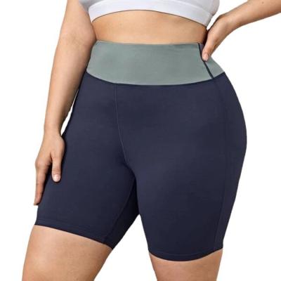 China New Breathable Solid Plus Size Running Yoga Pants High Elastic High Waist Sports Pants Workout Exercise Fitness Skinny Sportswear for sale