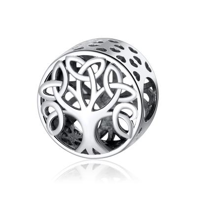 China RINNTIN CB203 925 Sterling Silver Family Tree Charms hot sale FASHION bead for bracelet for sale