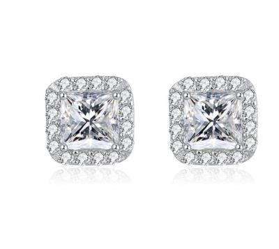 China Wholesale FASHIONABLE RINNTIN Jewelry SE247 925 Sterling Silver Stud Earrings For Women for sale