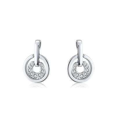 China RINNTIN SE269 FASHIONABLE Hot Selling Sterling Silver Jewelry Wholesale Women Hoop Earrings Real 925 for sale