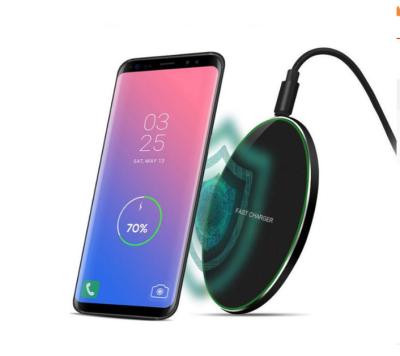 China Mobile Phone New design Qi Wireless Charger Pad round ultra-thin wireless mobile phone charger 15W suitable for Mobile phone for sale