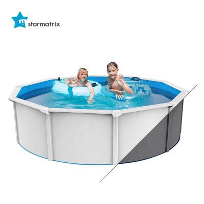 China Easy Installation STARMATRIX Factory Over Ground Outdoor Kid Pools For Gardens With A Frame Safety Ladder for sale