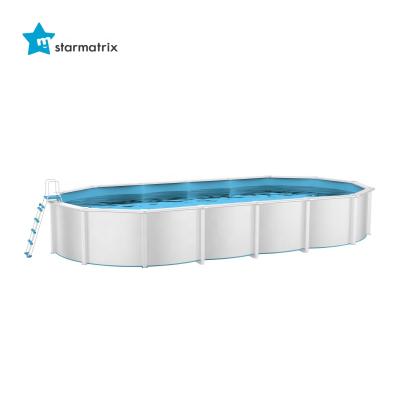 China STARMATRIX Factory Home Residential Pool Filter Large Available Above Ground Steel Pool PSP493612/PSP613612/PSP733612/PSP914612 for sale