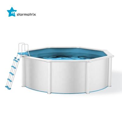 China STARMATRIX Factory Resin Ledge And Upright Detachable Above Ground Wall Pool Install With In-Wall Skimmer PSP3012/PSP3612/PSP4612/PSP5512/PSP6412/PSP7312 for sale