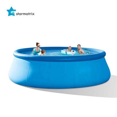 China Easy Set STARMATRIX Factory P12200050 EN71/6P Plastic Adult Kids Big Over Ground Outdoor Inflatable Pool Piscina inflable for sale