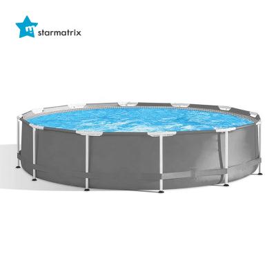 China STARMATRIX Eco-Friendly PVC Factory Easy To Install Metal Frame UV Resistant High Quality Outdoor Custom Large Swimming Pool For Adult for sale