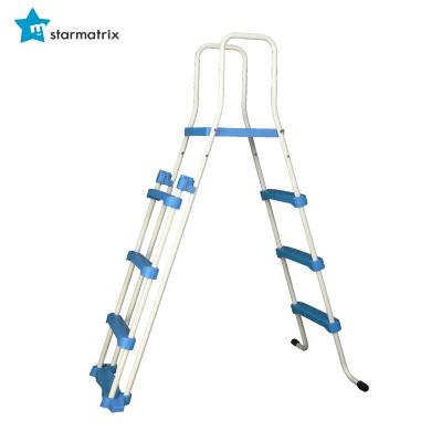 China STARMATRIX A Factory 1073TS Pool Maintenance Durable 3-Steps Pool Frame Safety Ladder 1073TS for sale