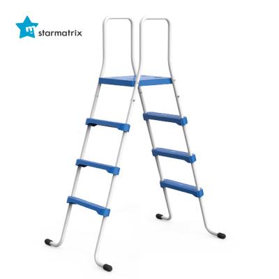 China Factory STARMATRIX Sturdy and Durable 1223T Plastic Steps Over Ground Pool Ladder Equipment 1223T for sale