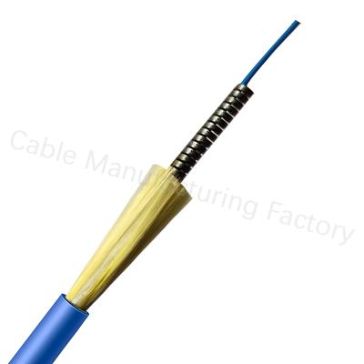 China Armored FTTH Fiber Optic Patch FTTH Tie Cable 3.0mm SC APC SM SX G652D LSZH 1M for sale