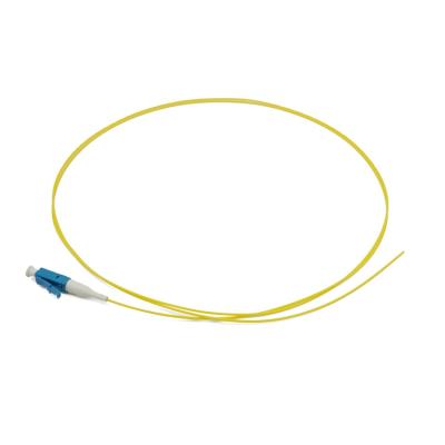 China PVC Free Sample LC UPC Fiber Pigtail SM Patch Cord Braid for sale