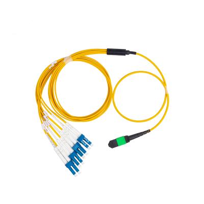 China OS2 Multimode Singlemode Fiber MPO to FC Fanout Patch Tie MPO-LC Breakout Fiber Cable MPO/MTP Since OS2 for sale